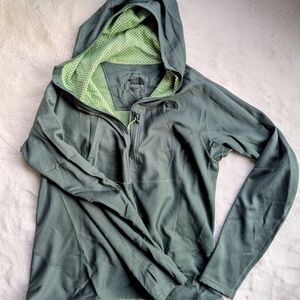 The North Face Olive Green Hooded Jacket